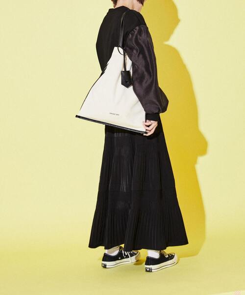 CONVERSE TOKYO(コンバーストウキョウ)の「シアースリーブスウェット(スウェット・レディース・ホワイト/サックスブルー/ブラック・FREE)」の14枚目の写真