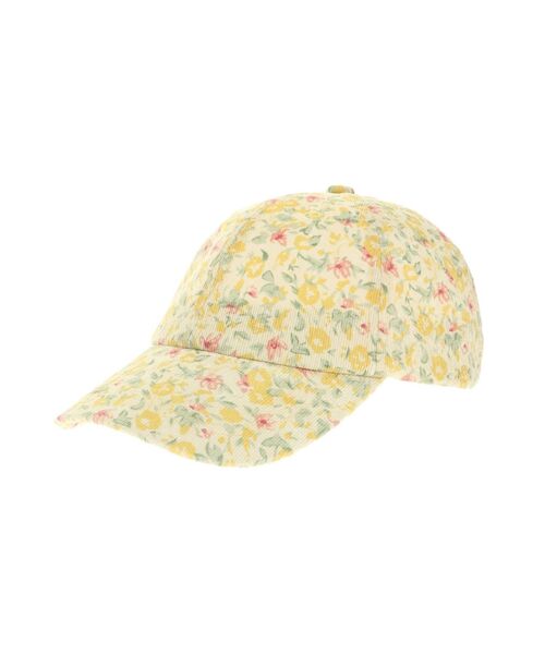 merry jenny(メリージェニー)の「floral cap(キャップ・レディース・パープル/イエロー・FREE)」の1枚目の写真