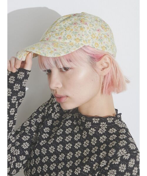 merry jenny(メリージェニー)の「floral cap(キャップ・レディース・パープル/イエロー・FREE)」の16枚目の写真