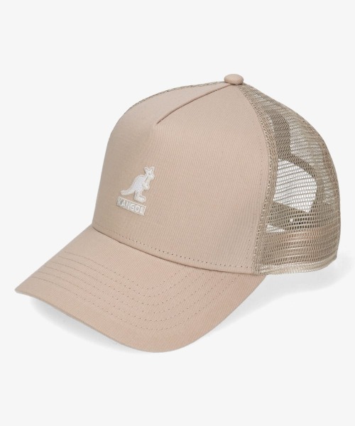 KANGOL(カンゴール)の「KANGOL SMU LOGO TRUCKER MESH CAP(キャップ・メンズ・ブラック/ベージュ/グレー/ブラック×ホワイト・ONE SIZE)」の16枚目の写真