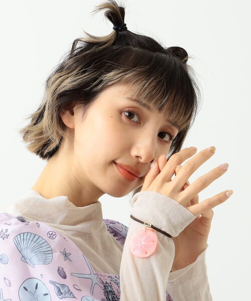 mmts(マミタス)の「CANDY COLOR TICKET × mmts / スカシカシパン ヘアゴム(ヘアゴム・レディース・ピンク/その他・ONE SIZE)」の5枚目の写真