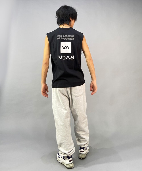 RVCA/ルーカ ルーズシルエット バックプリントタンクトップ