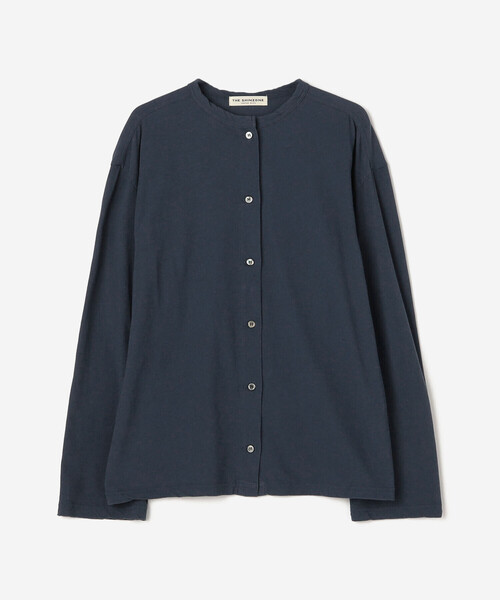 THE SHINZONE（ザ　シンゾーン）の「THE SHINZONE | HIGH TWIST COTTON CARDIGAN WOMEN（カーディガン/ボレロ・レディース・ブラック/ホワイト/ネイビー・F）」の3枚目の写真