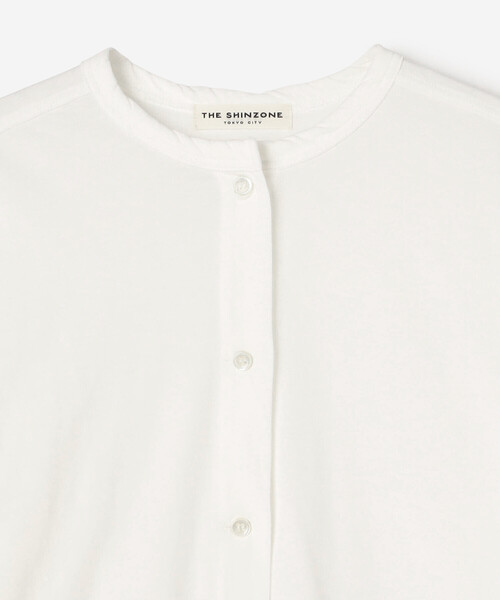 THE SHINZONE（ザ　シンゾーン）の「THE SHINZONE | HIGH TWIST COTTON CARDIGAN WOMEN（カーディガン/ボレロ・レディース・ブラック/ホワイト/ネイビー・F）」の10枚目の写真