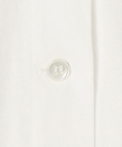 THE SHINZONE（ザ　シンゾーン）の「THE SHINZONE | HIGH TWIST COTTON CARDIGAN WOMEN（カーディガン/ボレロ・レディース・ブラック/ホワイト/ネイビー・F）」の4枚目の写真