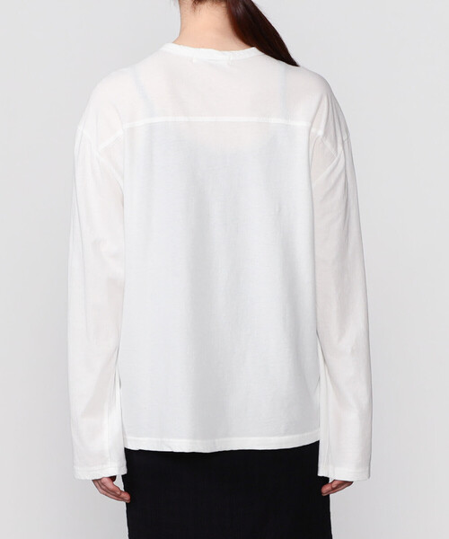 THE SHINZONE（ザ　シンゾーン）の「THE SHINZONE | HIGH TWIST COTTON CARDIGAN WOMEN（カーディガン/ボレロ・レディース・ブラック/ホワイト/ネイビー・F）」の9枚目の写真