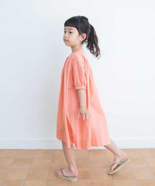URBAN RESEARCH DOORS（アーバンリサーチドアーズ）の「『親子リンク』コットンボイルギャザーワンピース(KIDS)（ワンピース・キッズ・ピンク系その他/ネイビー/パープル系その他・105/135/120）」の10枚目の写真