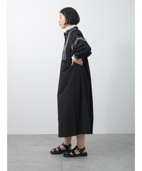 Lugnoncure（ルノンキュール）の「刺繍ワンピース（ワンピース・レディース・サックスブルー/オフホワイト/ブラック・ﾌﾘ-）」の19枚目の写真