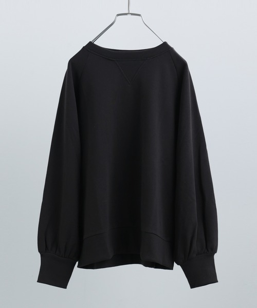 Fashion Letter(ファッションレター)の「バルーン袖 裏毛スウェット プルオーバー(スウェット・レディース・ブラック/カーキ/ブルー/アイボリー・M)」の8枚目の写真