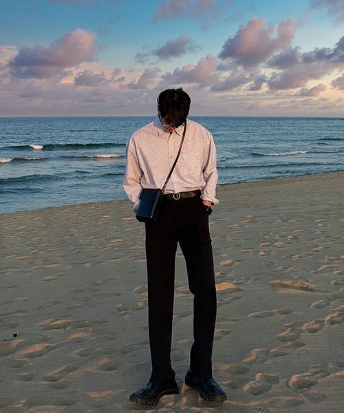 ASCLO（エジュクロ）の「【THE KLOBAL STAGE 韓国アイドル着用】ASCLO Mac Semi Wide Slacks（スラックス・メンズ・ブラック・SMALL/MEDIUM/LARGE）」の14枚目の写真