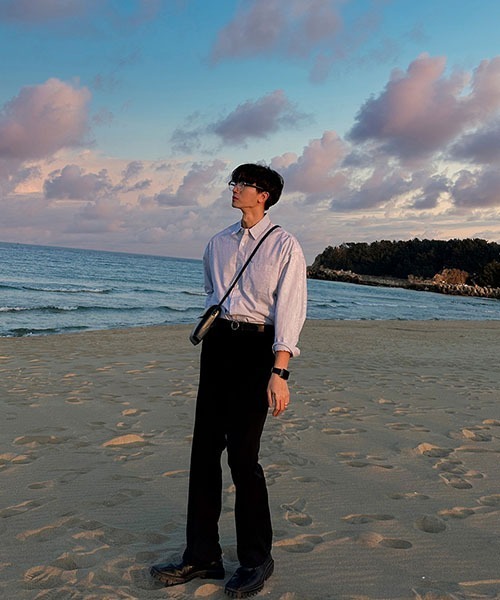 ASCLO（エジュクロ）の「【THE KLOBAL STAGE 韓国アイドル着用】ASCLO Mac Semi Wide Slacks（スラックス・メンズ・ブラック・SMALL/MEDIUM/LARGE）」の16枚目の写真