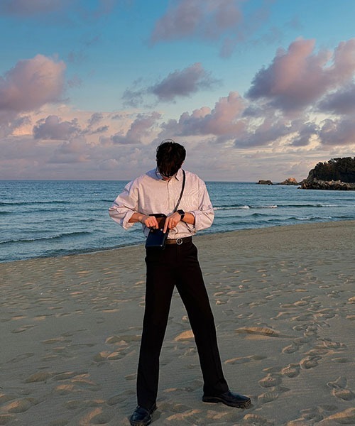 ASCLO（エジュクロ）の「【THE KLOBAL STAGE 韓国アイドル着用】ASCLO Mac Semi Wide Slacks（スラックス・メンズ・ブラック・SMALL/MEDIUM/LARGE）」の10枚目の写真