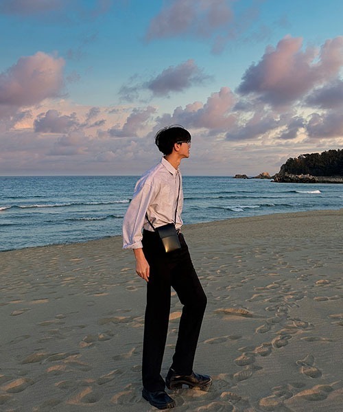 ASCLO（エジュクロ）の「【THE KLOBAL STAGE 韓国アイドル着用】ASCLO Mac Semi Wide Slacks（スラックス・メンズ・ブラック・SMALL/MEDIUM/LARGE）」の8枚目の写真