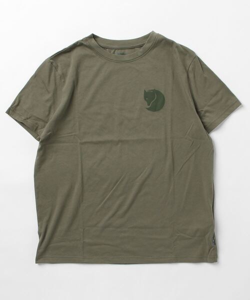 FJALL RAVEN （フェールラーベン）の「Fox Boxy Logo Tee W（Tシャツ/カットソー・レディース・グリーン/ホワイト・MEDIUM/SMALL/X-SMALL）」の2枚目の写真