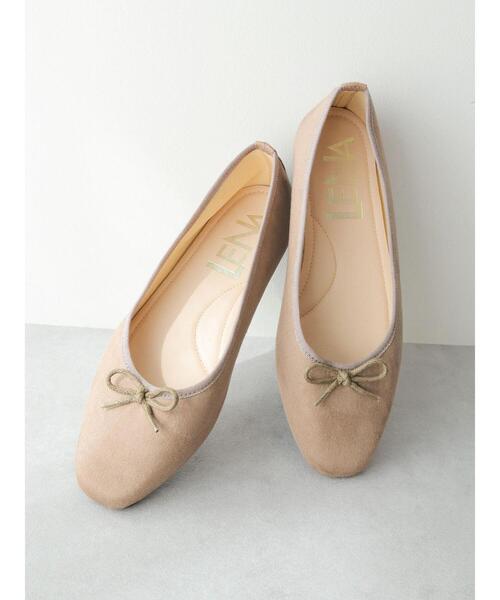 Green　Parks（グリーンパークス）の「・LENA　バレエシューズ（パンプス・レディース・ライトベージュ/モカ/ブラック・S/M/L/LL）」の2枚目の写真