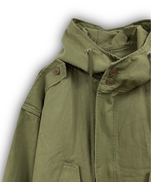 XU（エックスユー）の「ストリートファッション XU エックスユー crop hood zip jacket ジップアップジャケット オーバーサイズジャケット フードジャケット（ミリタリージャケット・メンズ・ブラック/カーキ・ONE SIZE）」の10枚目の写真