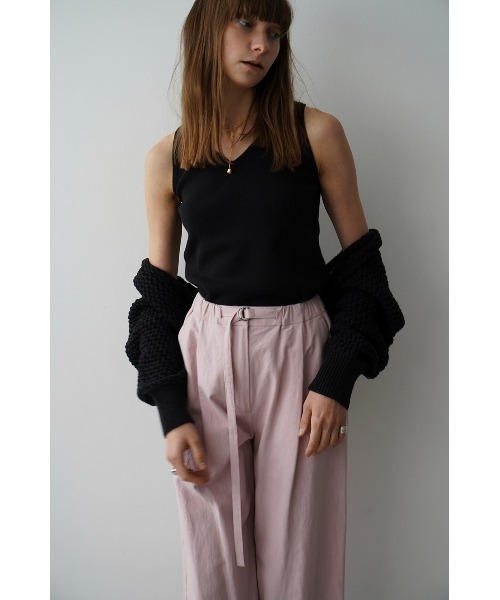 CLANE（クラネ）の「CLANE/クラネ/BOLERO SET UP MESH KNIT T