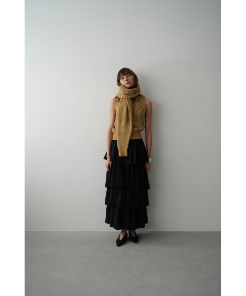 CLANE（クラネ）の「CLANE/クラネ/BOLERO SET UP MESH KNIT T