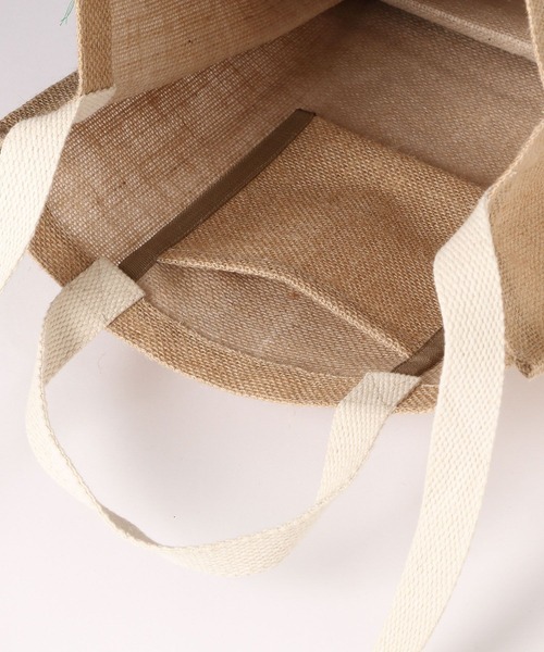 yorkoanagoページ LEPSIM（レプシィム）の「タッセル付きジュートトート 187741