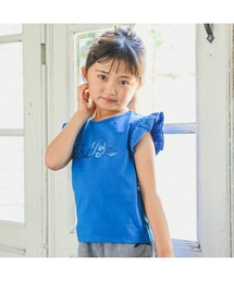 BeBe/スパンコールロゴプリントTシャツ(100~150cm)