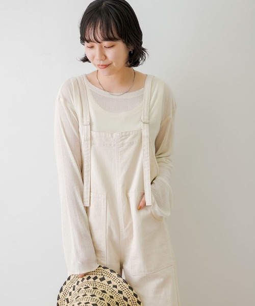 URBAN RESEARCH Sonny Label(アーバンリサーチサニーレーベル)の「ワークオーバーオール(サロペット/オーバーオール・レディース・ホワイト系その他/ブラック・FREE)」の11枚目の写真