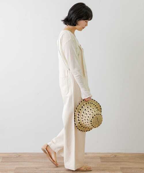 URBAN RESEARCH Sonny Label(アーバンリサーチサニーレーベル)の「ワークオーバーオール(サロペット/オーバーオール・レディース・ホワイト系その他/ブラック・FREE)」の16枚目の写真