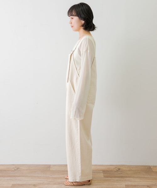 URBAN RESEARCH Sonny Label(アーバンリサーチサニーレーベル)の「ワークオーバーオール(サロペット/オーバーオール・レディース・ホワイト系その他/ブラック・FREE)」の19枚目の写真