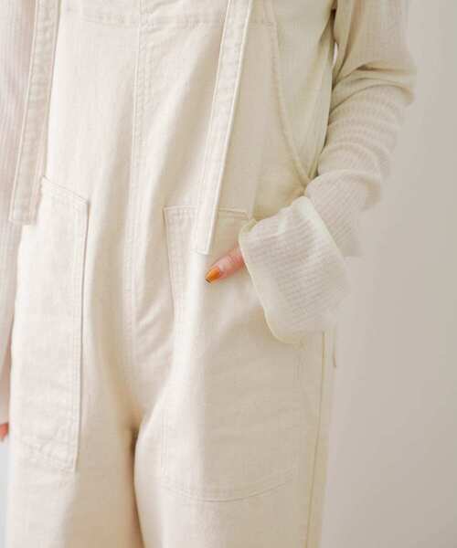 URBAN RESEARCH Sonny Label(アーバンリサーチサニーレーベル)の「ワークオーバーオール(サロペット/オーバーオール・レディース・ホワイト系その他/ブラック・FREE)」の22枚目の写真