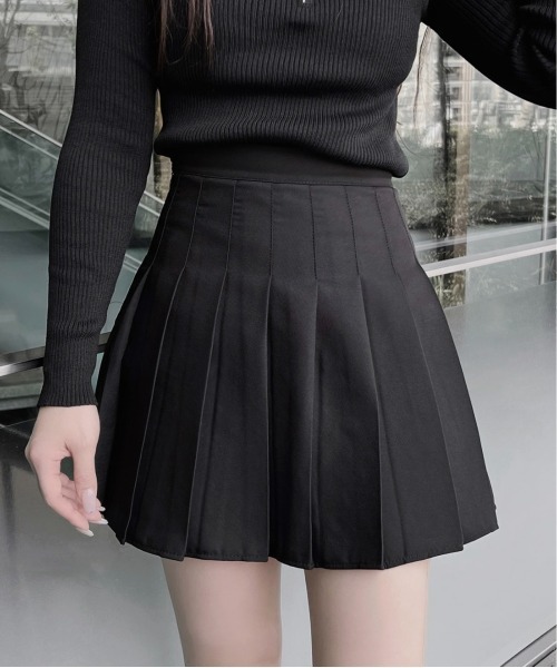 Figments（フィグメンツ）の「プリーツミニスカート（スカート・レディース・ブラック/その他1・MEDIUM/SMALL）」の2枚目の写真