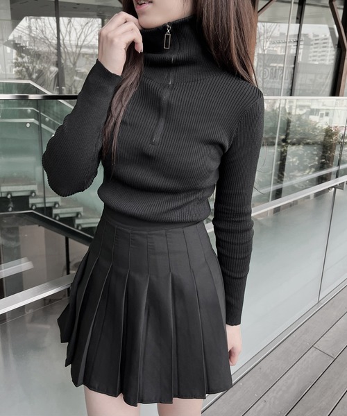 Figments（フィグメンツ）の「プリーツミニスカート（スカート・レディース・ブラック/その他1・MEDIUM/SMALL）」の3枚目の写真