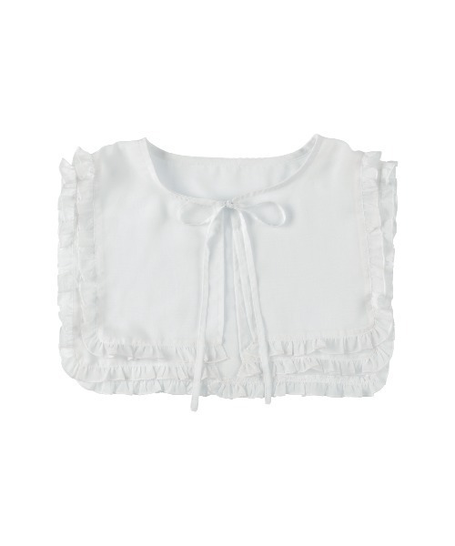MIRO AMURETTE（ミロアミュレット）の「square collar chiffon blouse/シフォンブラウス（シャツ/ブラウス・レディース・ホワイト/ブラック・FREE）」の21枚目の写真