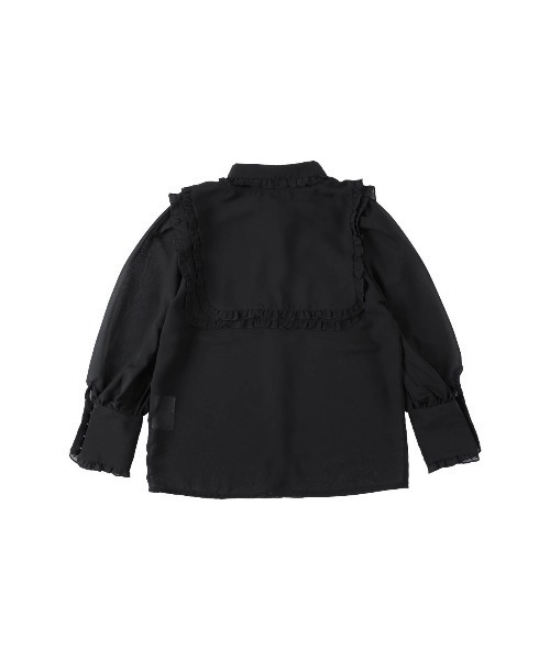 MIRO AMURETTE（ミロアミュレット）の「square collar chiffon blouse/シフォンブラウス（シャツ/ブラウス・レディース・ホワイト/ブラック・FREE）」の6枚目の写真