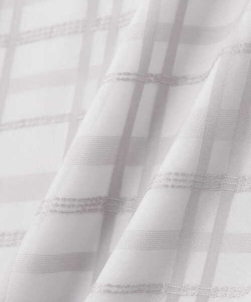 PROPORTION BODY DRESSING（プロポーションボディドレッシング）の「シアーチェックブラウス / 1213110503（シャツ/ブラウス・レディース・ブラック/ブラウン/グレー・SMALL/MEDIUM）」の9枚目の写真