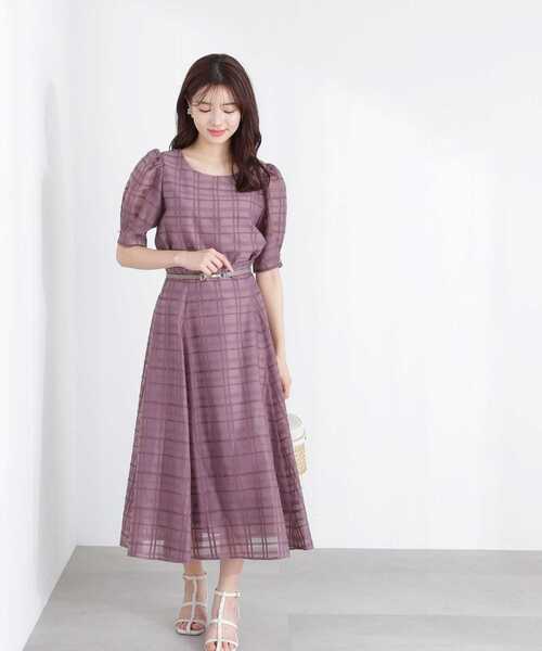 PROPORTION BODY DRESSING（プロポーションボディドレッシング）の「シアーチェックブラウス / 1213110503（シャツ/ブラウス・レディース・ブラック/ブラウン/グレー・SMALL/MEDIUM）」の18枚目の写真