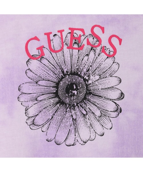 Guess（ゲス）の「Flower Logo Tee（Tシャツ/カットソー・レディース・ホワイト/ライトパープル/イエロー・X-SMALL/SMALL）」の8枚目の写真