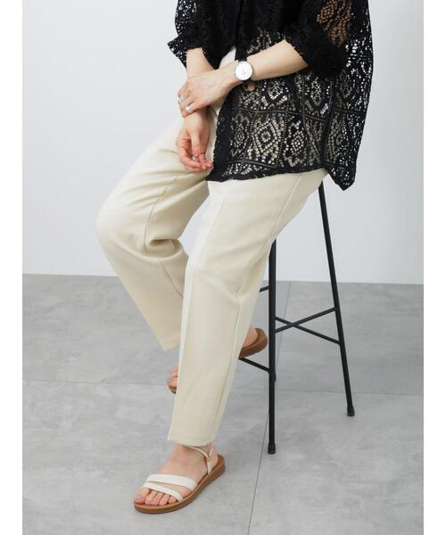 Samansa Mos2 blue（サマンサモスモスブルー）の「2WAYアシンメトリーサンダル（サンダル・レディース・ラベンダー/キナリ/ブラック・MEDIUM/LARGE）」の18枚目の写真