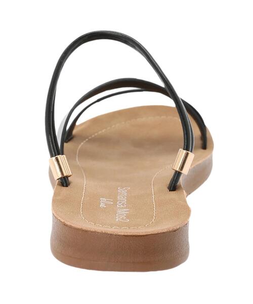 Samansa Mos2 blue（サマンサモスモスブルー）の「2WAYアシンメトリーサンダル（サンダル・レディース・ラベンダー/キナリ/ブラック・MEDIUM/LARGE）」の22枚目の写真