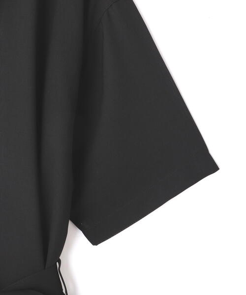 schott（ショット）の「【Women's】Schott/ショット/CIFFON SHIRT ONE PIECE/シフォンシャツ ワンピース（ワンピース・レディース・ブラック/ホワイト系2・F）」の8枚目の写真