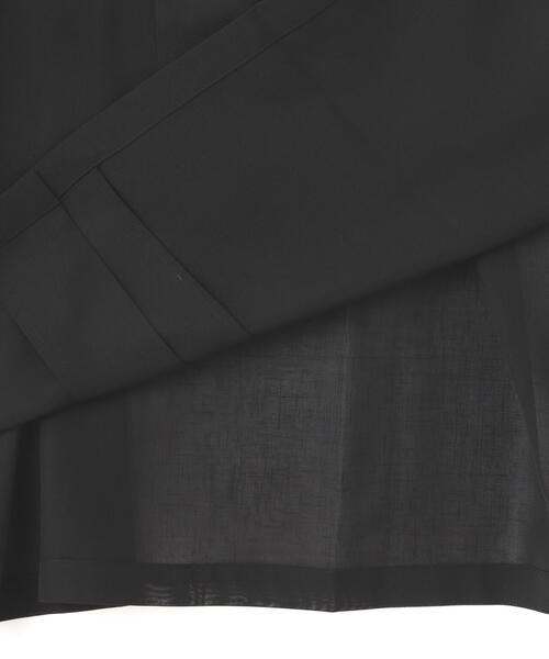 schott（ショット）の「【Women's】Schott/ショット/CIFFON SHIRT ONE PIECE/シフォンシャツ ワンピース（ワンピース・レディース・ブラック/ホワイト系2・F）」の11枚目の写真