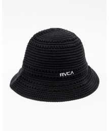 RVCA メンズ  SMALL RVCA COTTON KNIT HAT ハット【2023年夏モデル】/ルーカコットンメッシュハット