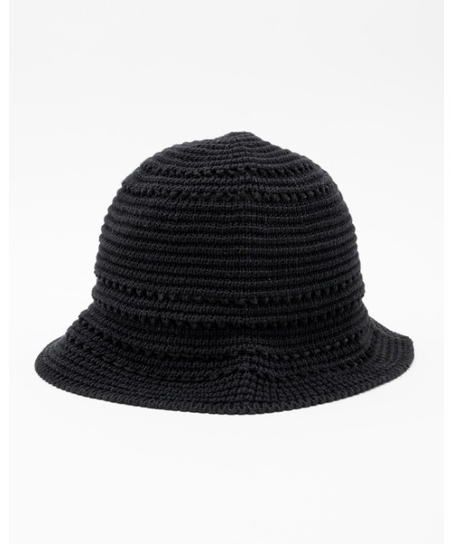 RVCA（ルーカ）の「RVCA メンズ  SMALL RVCA COTTON KNIT HAT ハット【2023年夏モデル】/ルーカコットンメッシュハット（ハット・メンズ・ブルー/ブラック・FREE）」の5枚目の写真