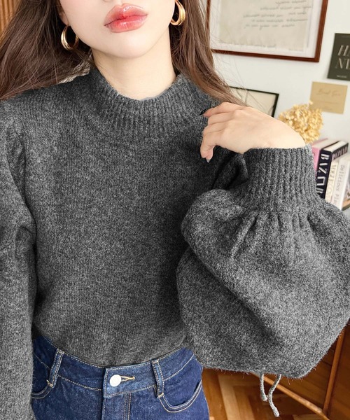 フロントボタンニットオールインワン CAMEL/S フロントボタンニット