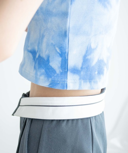 WEGO（ウィゴー）の「WEGO/タイダイカップインショートタンク（タンクトップ・レディース・ブルー/ブラック・FREE）」の15枚目の写真