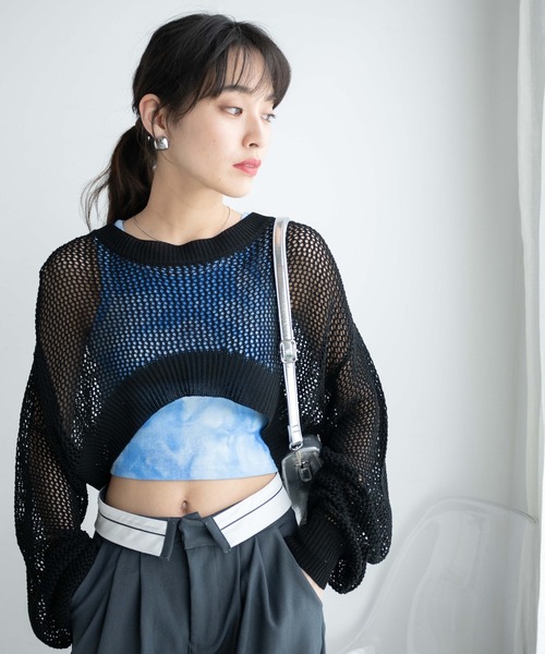 WEGO（ウィゴー）の「WEGO/タイダイカップインショートタンク（タンクトップ・レディース・ブルー/ブラック・FREE）」の13枚目の写真