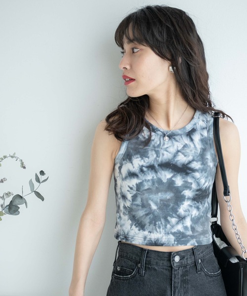 WEGO（ウィゴー）の「WEGO/タイダイカップインショートタンク（タンクトップ・レディース・ブルー/ブラック・FREE）」の18枚目の写真