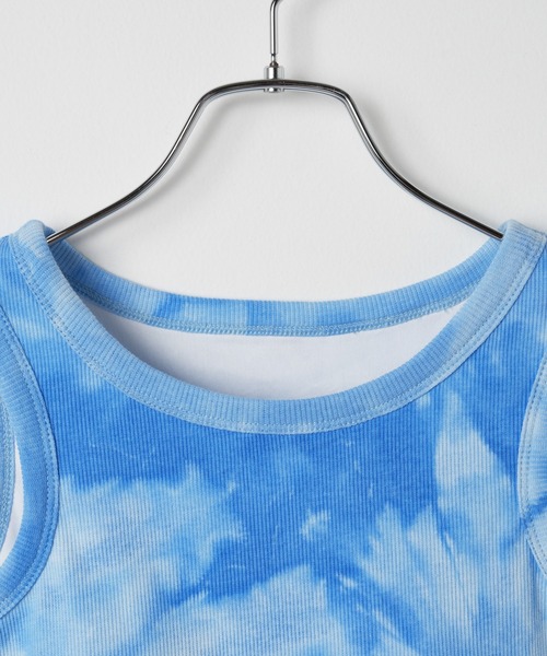 WEGO（ウィゴー）の「WEGO/タイダイカップインショートタンク（タンクトップ・レディース・ブルー/ブラック・FREE）」の11枚目の写真