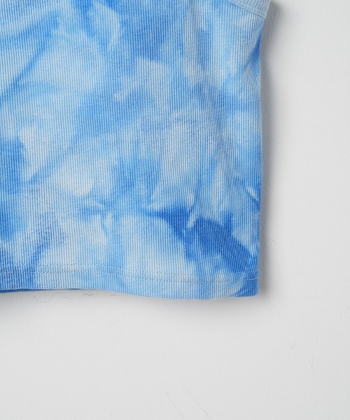 WEGO（ウィゴー）の「WEGO/タイダイカップインショートタンク（タンクトップ・レディース・ブルー/ブラック・FREE）」の5枚目の写真