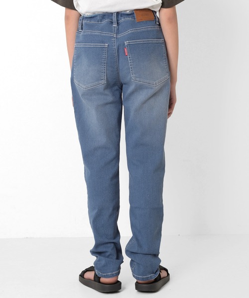 GLAZOS（グラソス）の「[スリム]スーパーストレッチデニム・5ポケットパンツ（デニムパンツ・キッズ・ライトブルー/ブルー/インディゴブルー・140cm/150cm/170cm/160cm）」の7枚目の写真