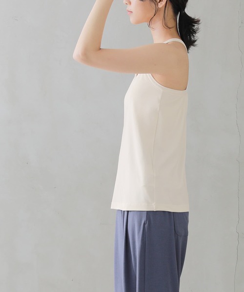 osharewalker(オシャレウォーカー)の「【廃盤】『バッククロスブラトップ』(ラッシュガード・レディース・ブラック/アイボリー/モカ・M/L/LL)」の13枚目の写真