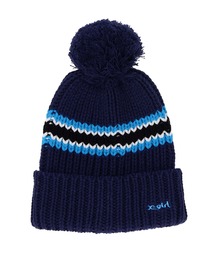 X-girl | CONTRAST STRIPE KNIT CAP(ニットキャップ/ビーニー)